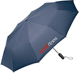 Corporate branded FARE Jumbo Pocket Golf Reflective Umbrellas at GoPromotional