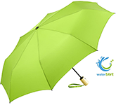 Sustainable FARE Eco Mini Automatic WaterSAVE Umbrellas branded with your corporate logo