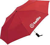 Logo printed FARE Trimagic Safety Mini Automatic Open & Close Pocket Umbrellas in many colourways