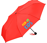 FARE Kids Pocket Umbrellas printed with your logo