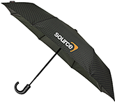 Impliva Chequers MiniMax Automatic Folding Umbrellas printed with your logo