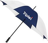 Custom printed Impliva Ravalli Value Golf Umbrella in a choice of colours at GoPromotional