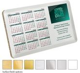 ColourBrite Aluminium Calendar Coasters branded with company logos in full colour
