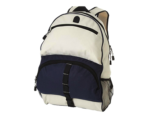 Exeter Trend Backpacks - Navy Blue / White