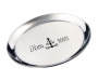 Dorchester Round Stainless Steel Serving Trays - 350 mm - Silver