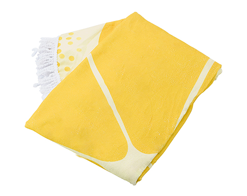 Menorca Microfibre Beach Towels - Yellow