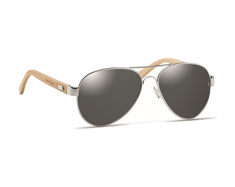 Miramar Aviator Sunglasses With Pouch - Black