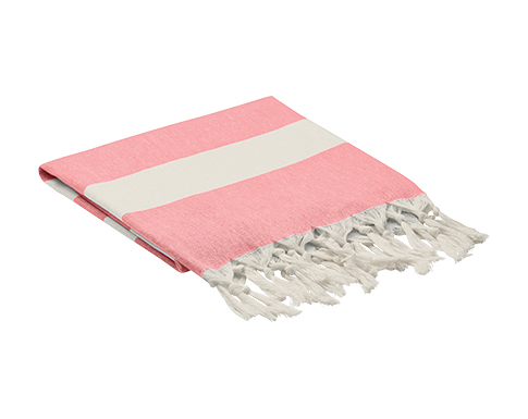 Corfu Recycled Beach Towels - Red