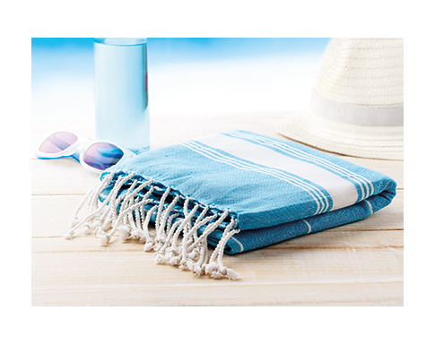 Tropical Beach Towels - Sapphire Blue