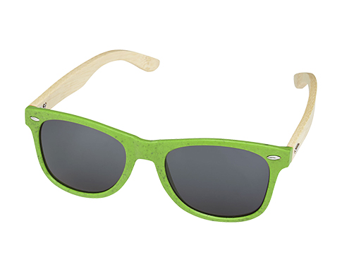 Florida Bamboo Sunglasses - Lime