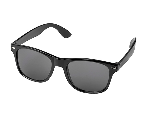 Atlantic Ocean Plastic Sunglasses - Black