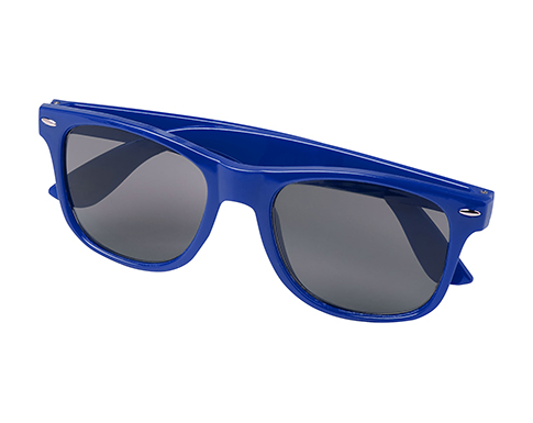 Atlantic Ocean Plastic Sunglasses - Royal Blue