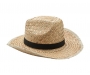 Texas Natural Straw Cowboy Hats - Black