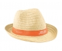 Corsica Straw Beach Hats - Orange