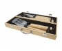 Wharfedale 5 Piece Bamboo Barbecue Sets - Natural