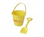 Castle Recycled Bucket & Spades - Yellow