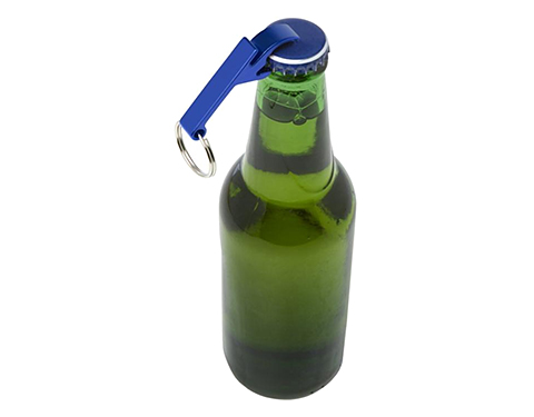 Talon Metal Keyring Bottle Openers - Blue