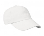 Result Low Profile Heavy Brushed 6 Panel Cotton Caps - White
