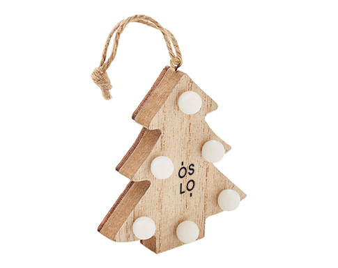 Spirit Of Christmas Wooden LED Xmas Trees - Natural