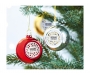 Gleaming Christmas Baubles - Red