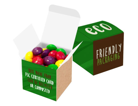 Eco Mini Cube Box - Skittles