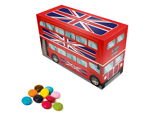 Eco London Bus Box - Chocolate Beanies