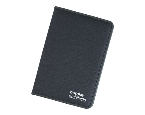 Coventry Zipped Conference Folders - Black