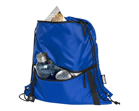 Venturer Recycled Insulated Drawstring Cooler Bags - Royal Blue