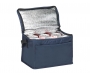 Taurus 6 Can Eco Recycled Foldable Cooler Bags - Navy