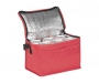 Taurus 6 Can Eco Recycled Foldable Cooler Bags - Red