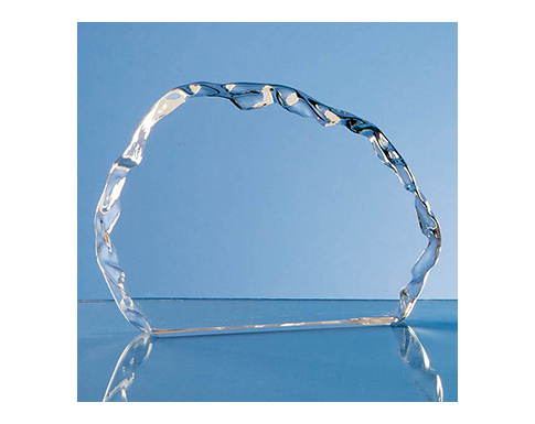 Ripon 16cm Optical Crystal Ice Block Paperweights - Clear