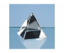 London 5cm Optical Crystal 4 Sided Pyramids - Clear