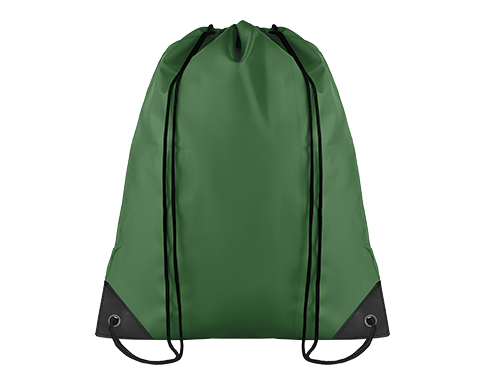 Event RPET Polyester Drawstring Bags - Green