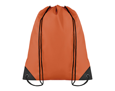 Event RPET Polyester Drawstring Bags - Orange
