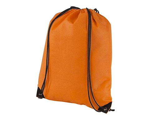 Premium Recycled Drawstring Bags - Orange