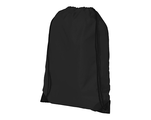 Streetlife Premium Polyester Drawstring Bags - Black