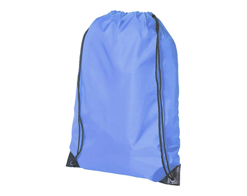 Streetlife Premium Polyester Drawstring Bags - Light Blue
