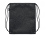 Indico Recycled Felt Drawstring Bags - Charcoal