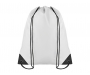 Event RPET Polyester Drawstring Bags - White