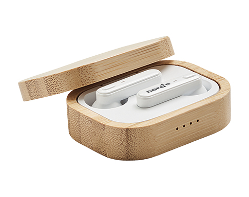 Sherwood Bamboo TRS True Wireless Stereo Earbuds - Natural