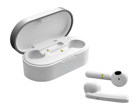 Prixton TWS157 Bluetooth Earbuds - White