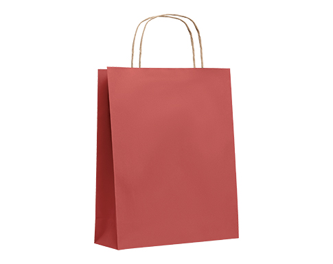 Langthwaite Small Recycled Paper Bags - Red