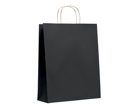 Langthwaite Large Recycled Paper Bags - Black
