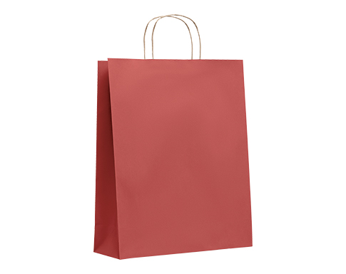 Langthwaite Large Recycled Paper Bags - Red
