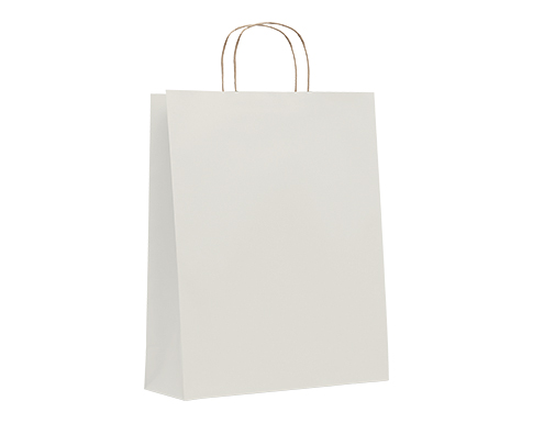 Langthwaite Large Recycled Paper Bags - White