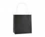Brookvale Small Twist Handled Recyclable Paper Bags - Black