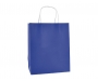 Brookvale Medium Twist Handled Recyclable Paper Bags - Royal Blue