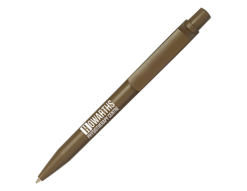 Jamaica Recycled Waste Pens - Brown