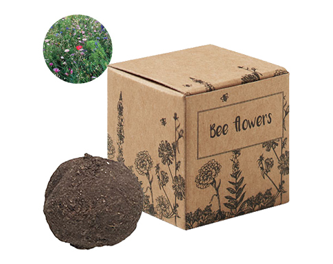Bee Flowers Seed Bomb Growing Kits