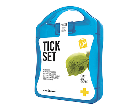 MyKit Tick Set First Aid Survival Cases - Cyan